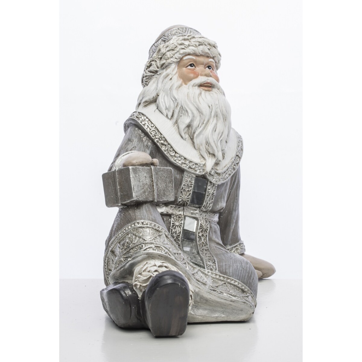 Figurka świąteczna Święty Mikołaj 16x20x13 cm SEDUTA