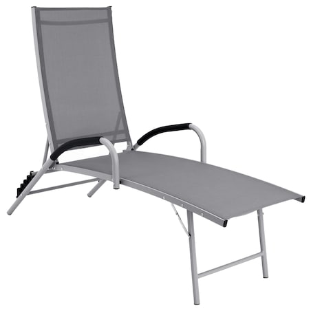 Leżanka aluminiowa SKŁADANA ogrodowa regulowana