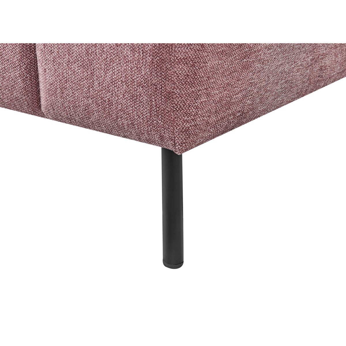 Szezlong lewostronny różowy LANNILS