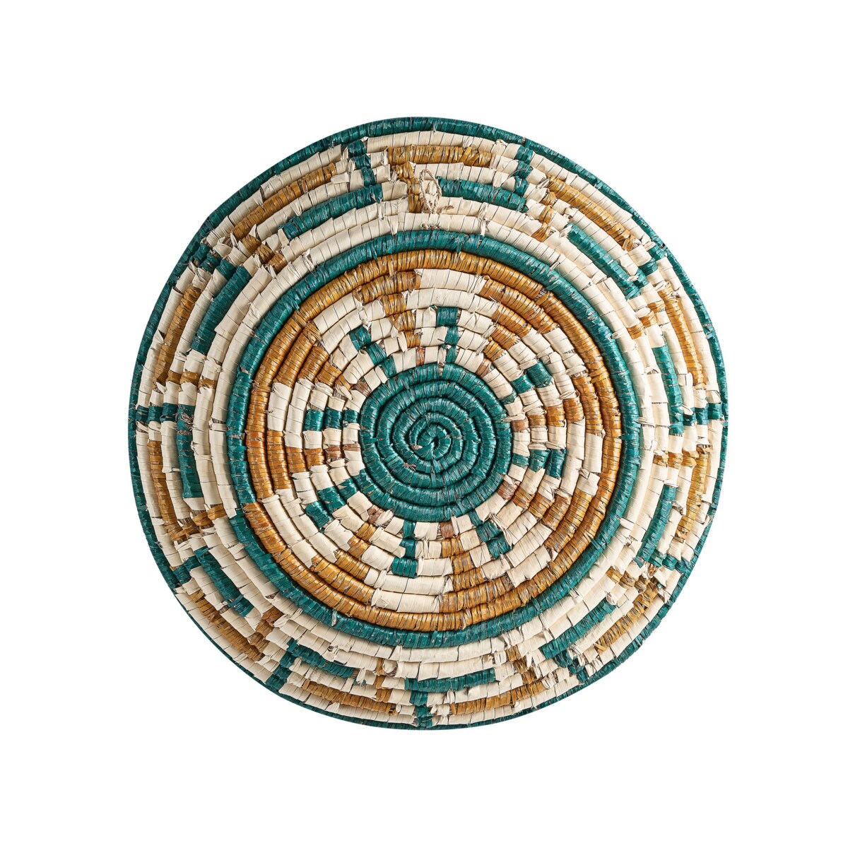 Zestaw 6 dekoracji ściennych z trawy morskiej wielokolorowy NAMDINH