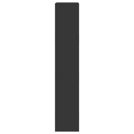 vidaXL Regał, czarny, 100x33x175 cm, materiał drewnopochodny