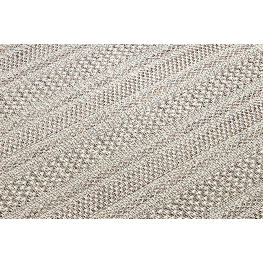 Dywan SZNURKOWY SIZAL BOHO 46209651 Pasy beż 120x170 cm