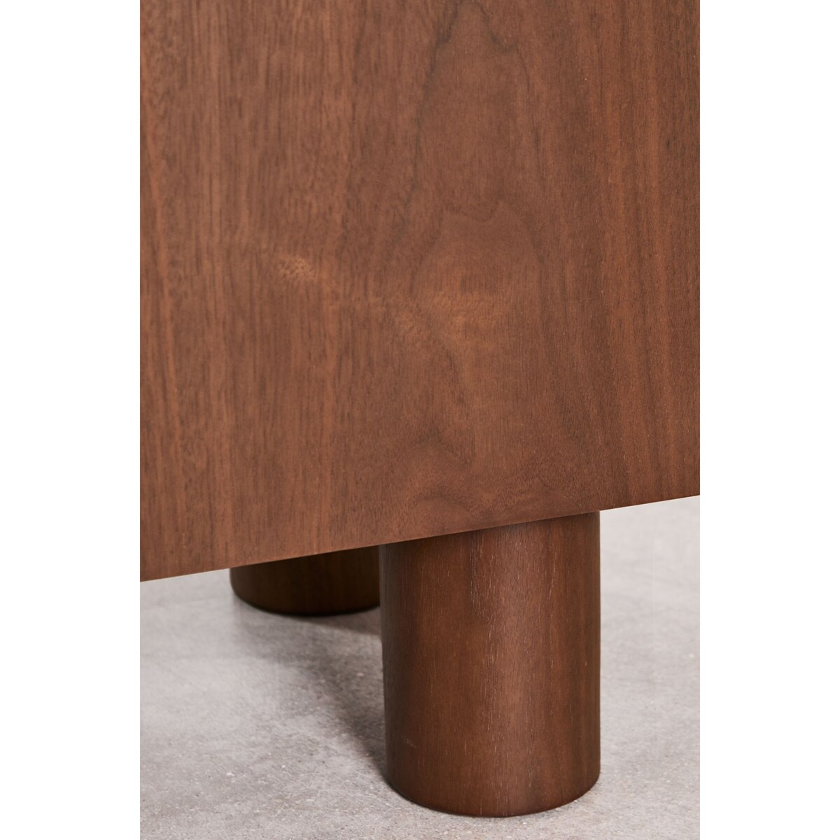 Szafka nocna 50x40 cm z MDF i forniru Gumeri, brązowa