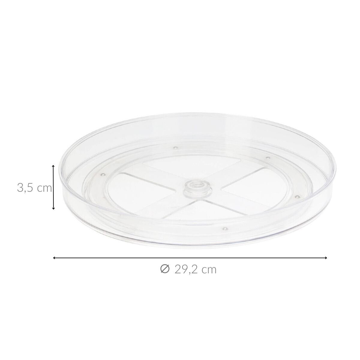 Organizer do lodówki okrągły obrotowy, niski