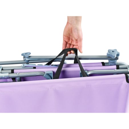 Leżak ogrodowy FOLIGNO Metal Fioletowy