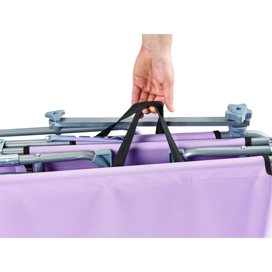 Leżak ogrodowy FOLIGNO Metal Fioletowy