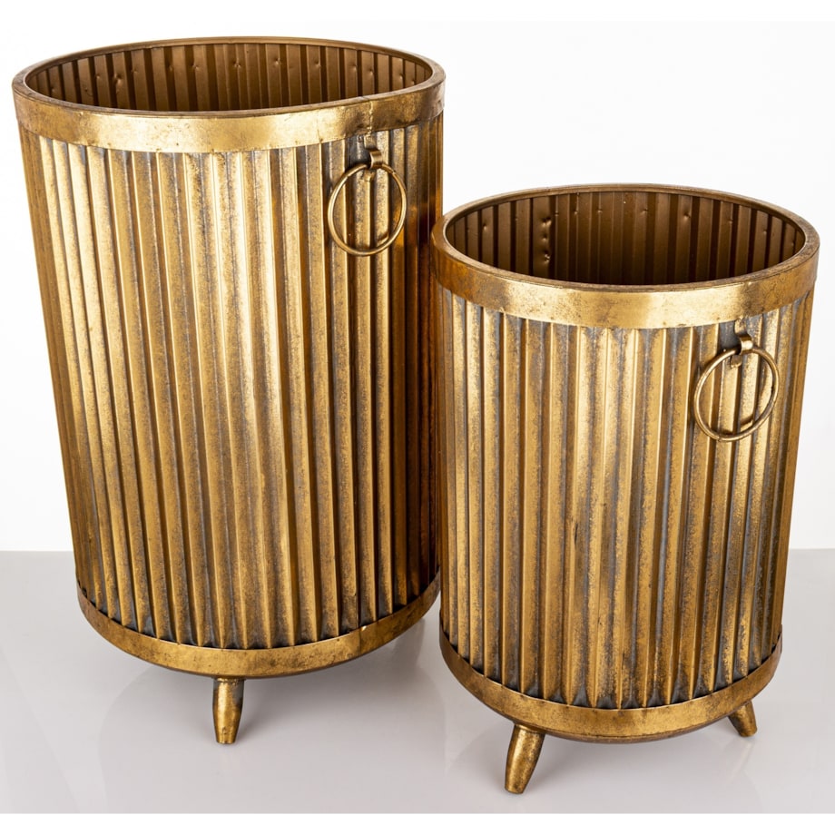 Osłonka - 2 szt. złote 55x34cm i 44,5x29 NAYANA-2 wysokie