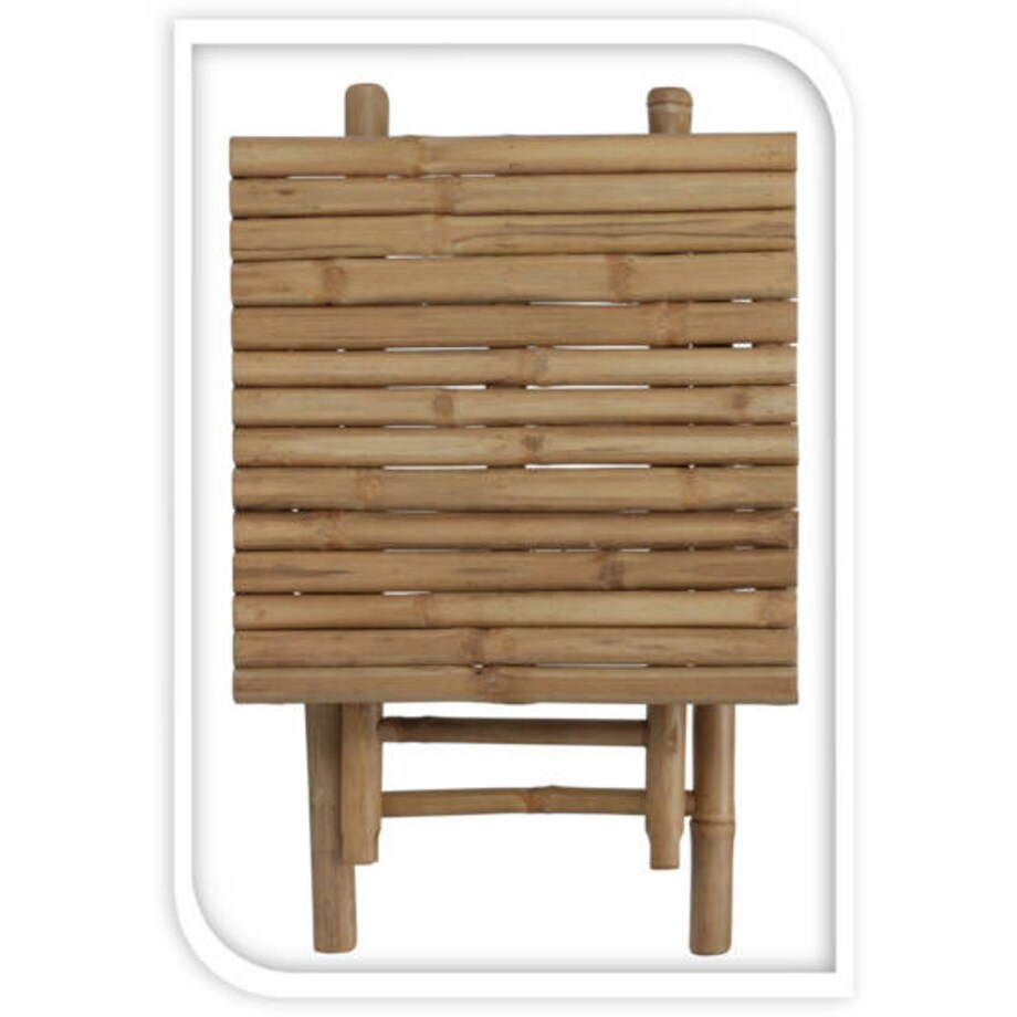 Składany stolik balkonowy z bambusa, 40 x 45 cm