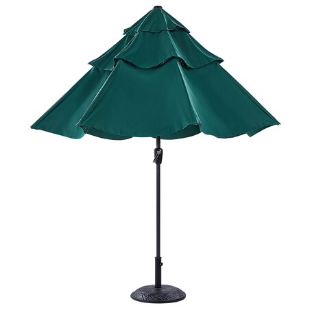 Parasol ogrodowy 285 cm BIBIONE Szmaragdowy