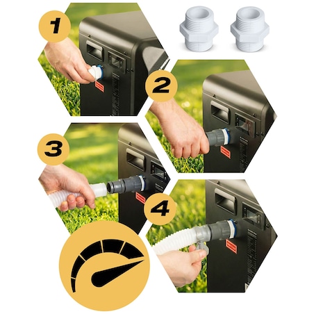 Pompa ciepła Humberg HM-910 do basenu podgrzewacz wody 5 kW oszczędny Eko