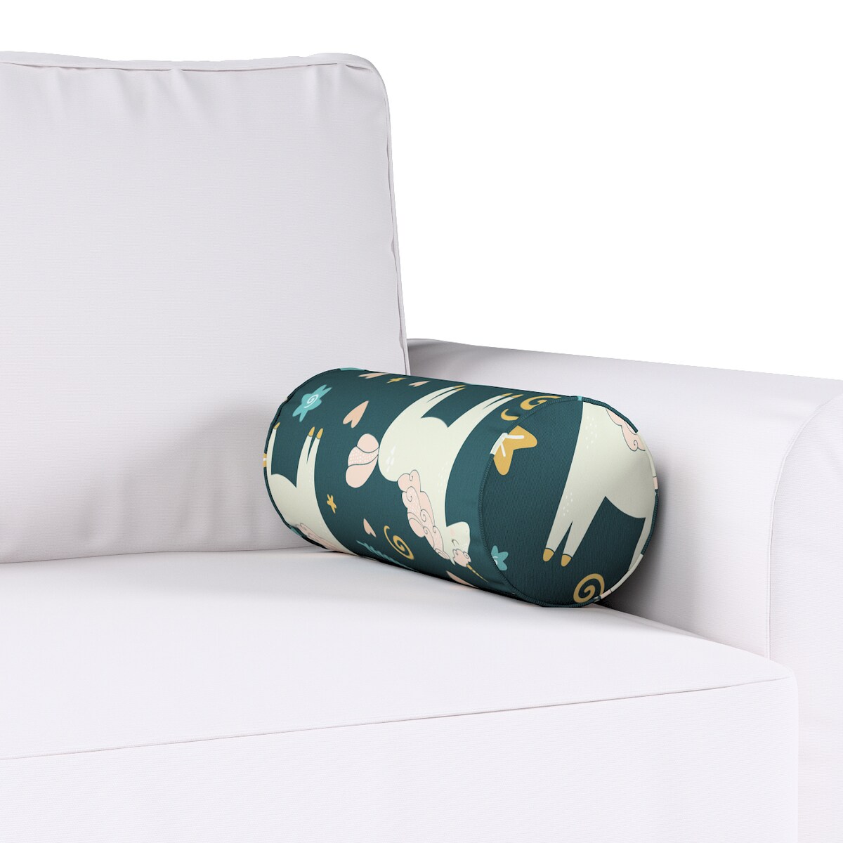 Wałek Ruby, niebieski, Ø16 x 40 cm, Magic Collection