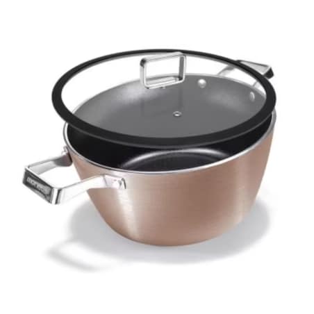 Garnek z pokrywką Rose Gold Diamant, 24 cm, Moneta