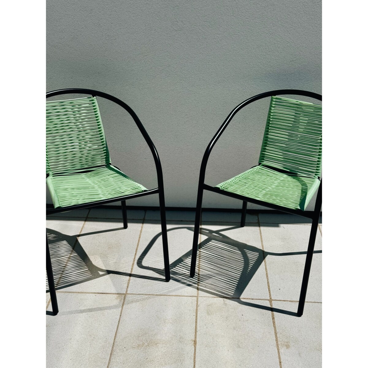 4 X Fotel Bistro Sznurkowy Wygodne Krzesło Ogrodowe Na Balkon Do Ogrodu