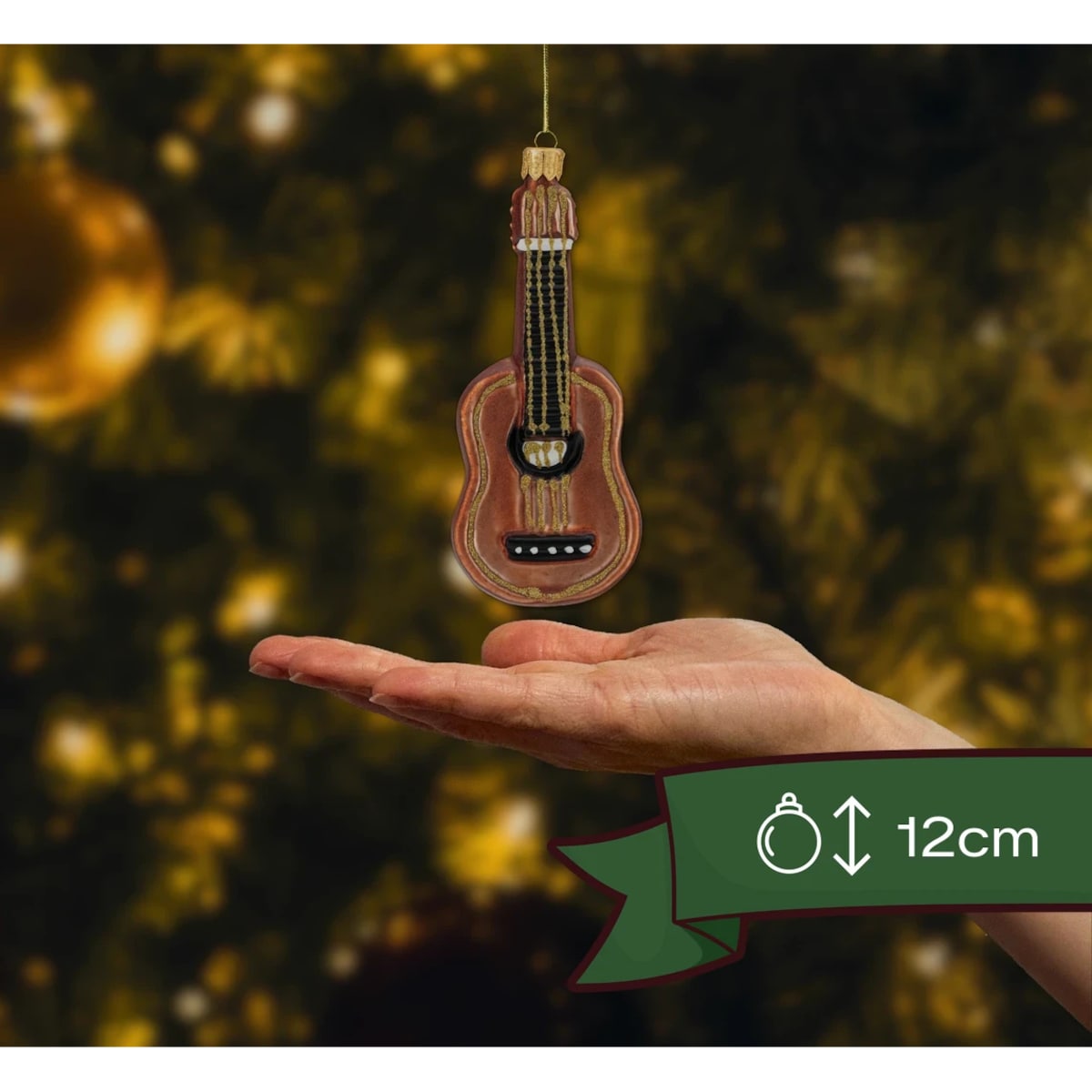 Bombka choinkowa szklana - Gitara