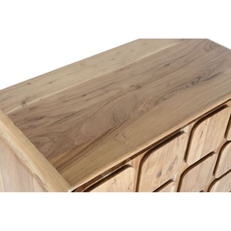 Komoda-barek z drewna akacjowego 100x90x45 cm ROBIN - IL