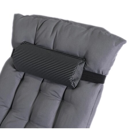 Leżak Rozkładany Ogrodowy Plażowy Turystyczny Leżanka EDISON szary