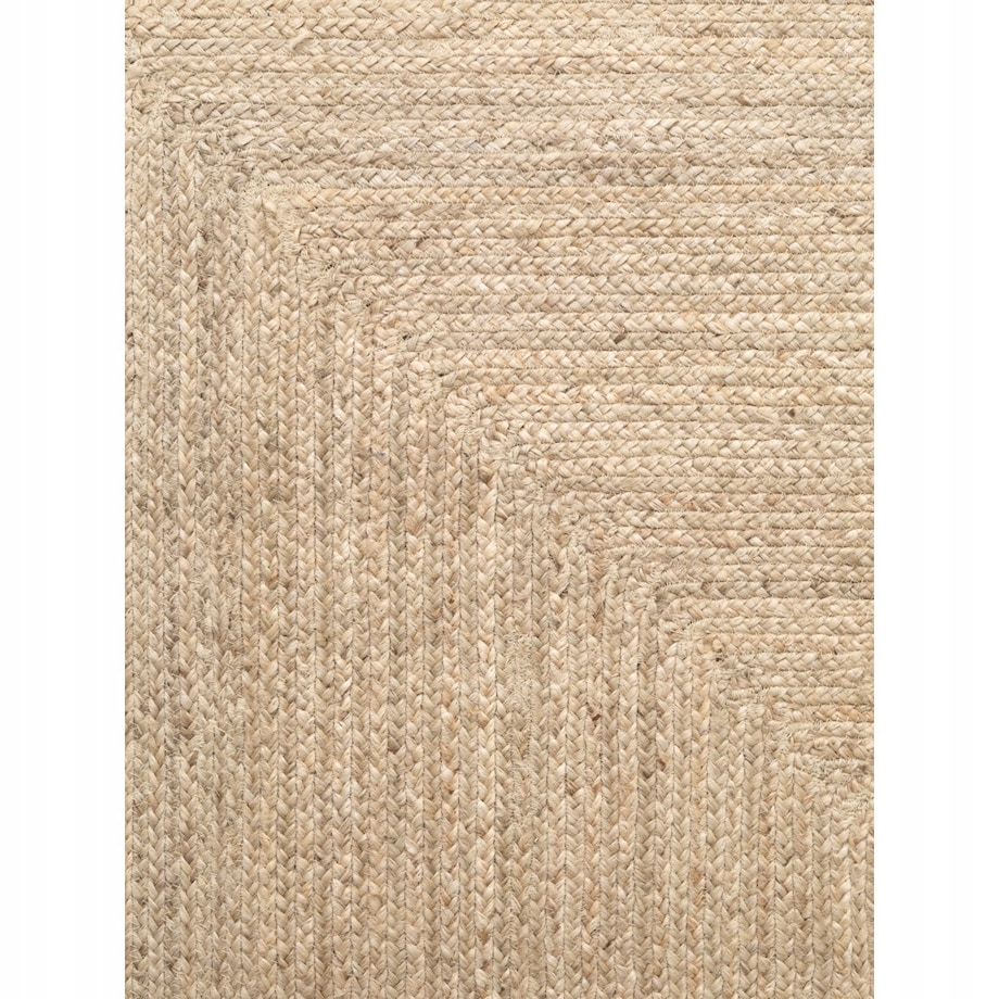 Dywan jutowy do salonu 200x300cm,dwustronny naturalny beżowy dywan z juty