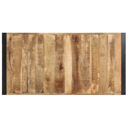 vidaXL Stolik kawowy, 140 x 70 x 40 cm, surowe drewno mango