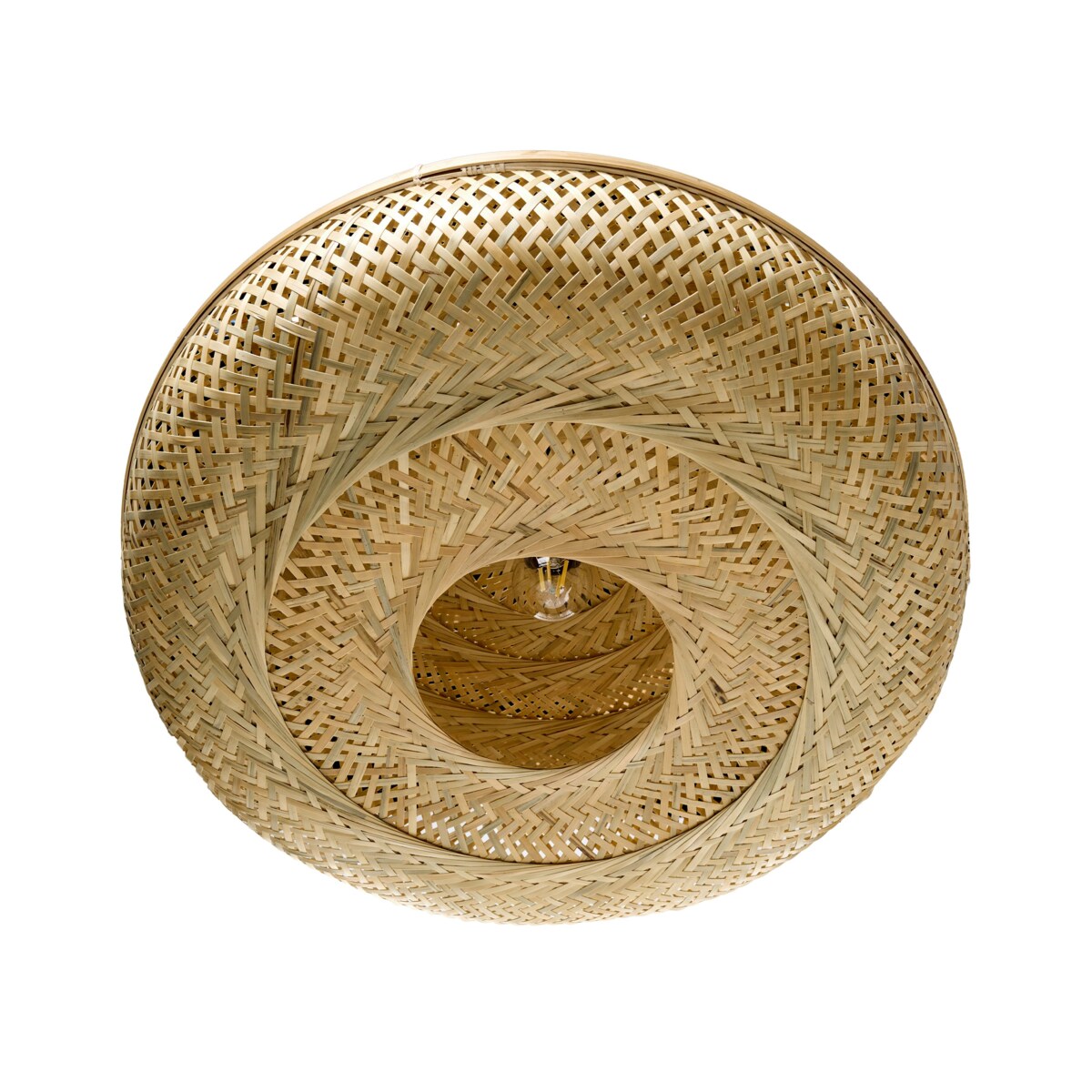 Lampa wisząca LAJAS Drewno bambusowe Naturalny