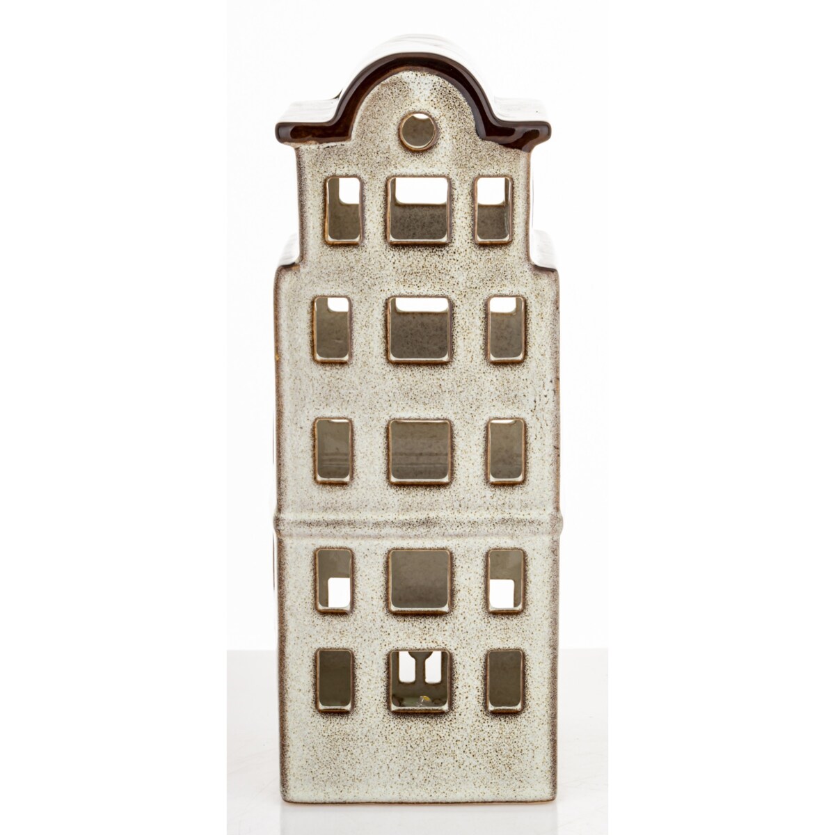 Domek kamienica LED 26x10x11 cm BALAY brązowy