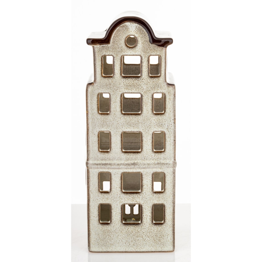 Domek kamienica LED 26x10x11 cm BALAY brązowy