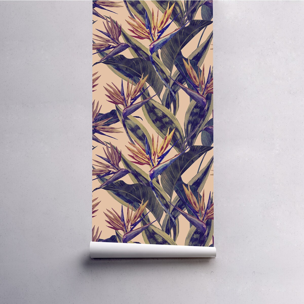 Tapeta Wielobarwna dżungla, 416x254cm