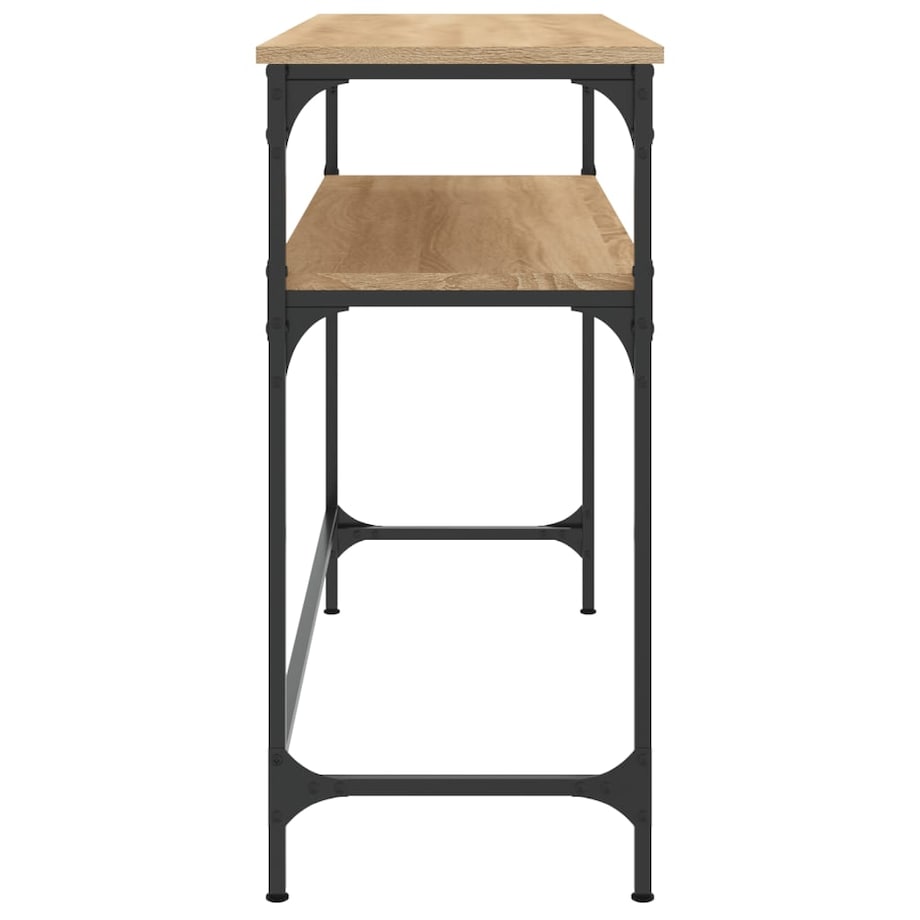 vidaXL Stolik konsolowy, dąb sonoma, 100x35,5x75 cm