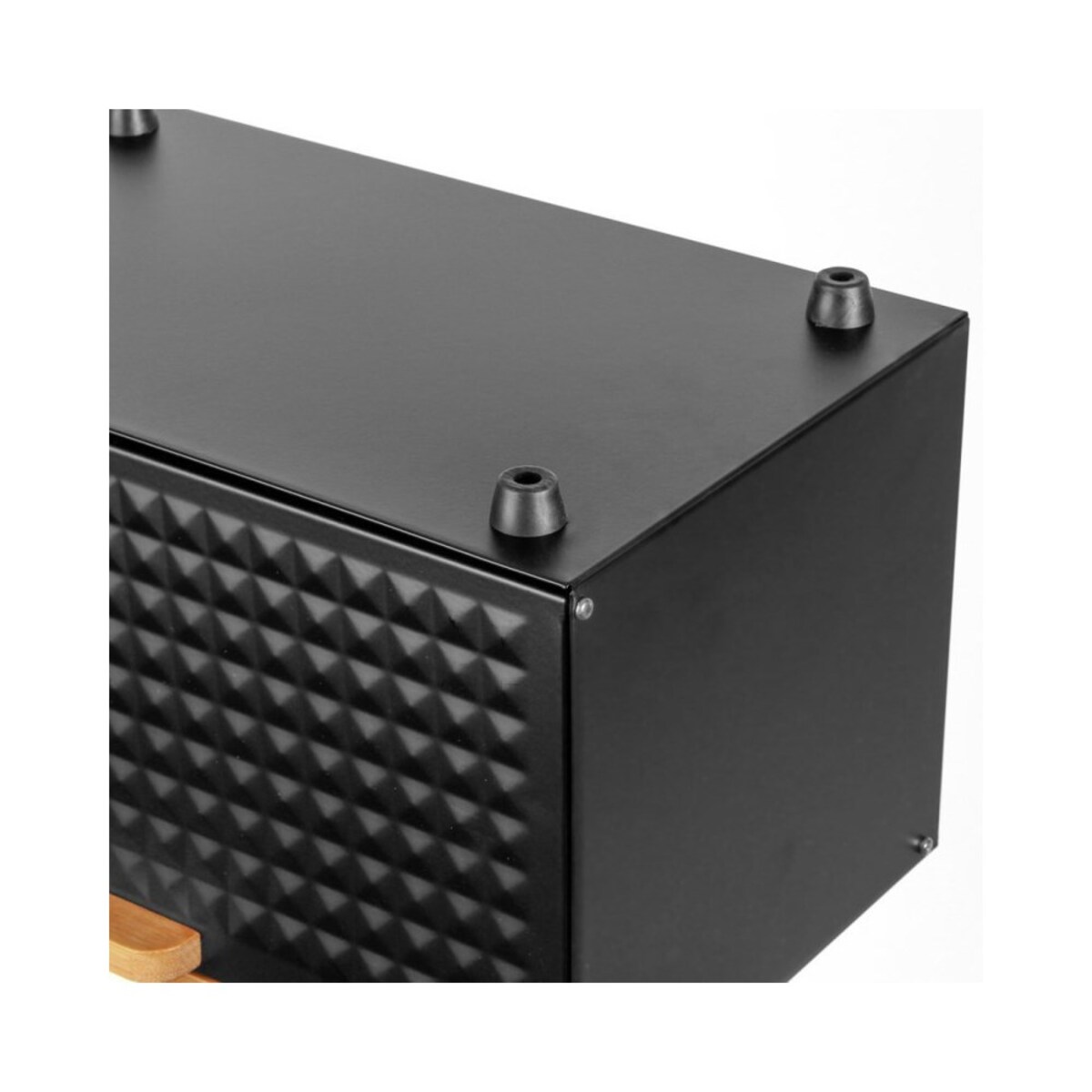 Przechowywanie żywności Brunbeste chlebak stalowy z drewnianą pokrywą 41791