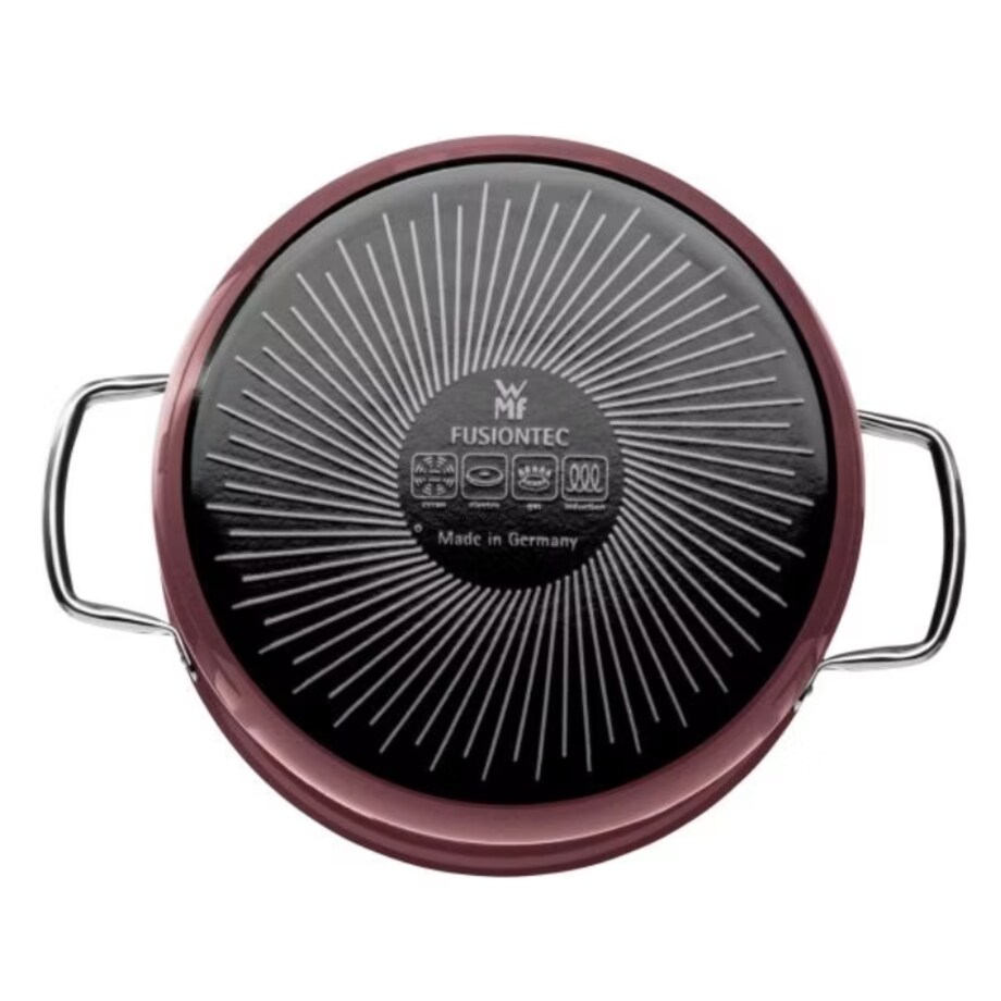 Garnek z pokrywką kolor różowego kwarcu Fusiontec Mineral, 24 cm, WMF