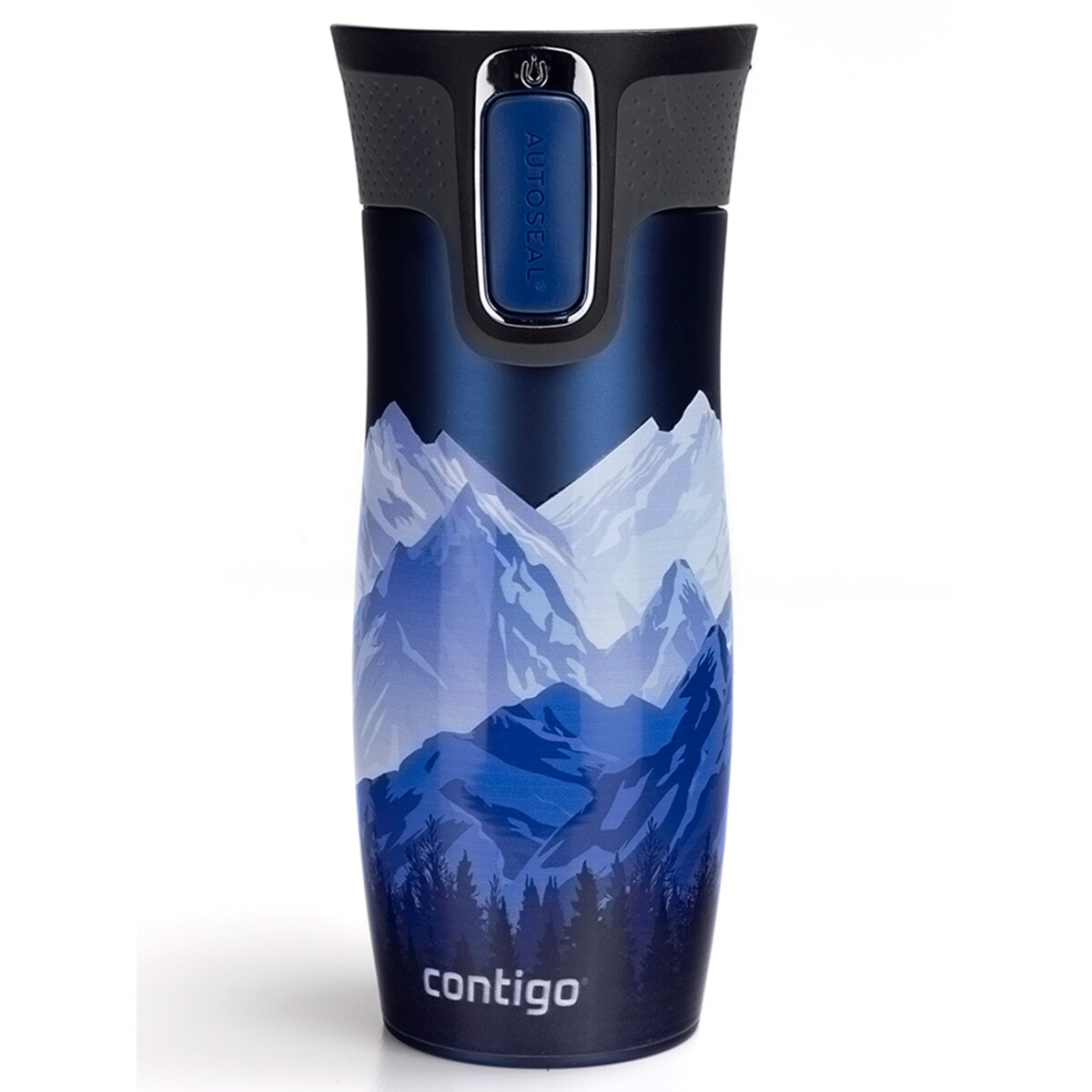 Kubek termiczny Contigo West Loop 2.0 470 ml - „Góry w nocy”