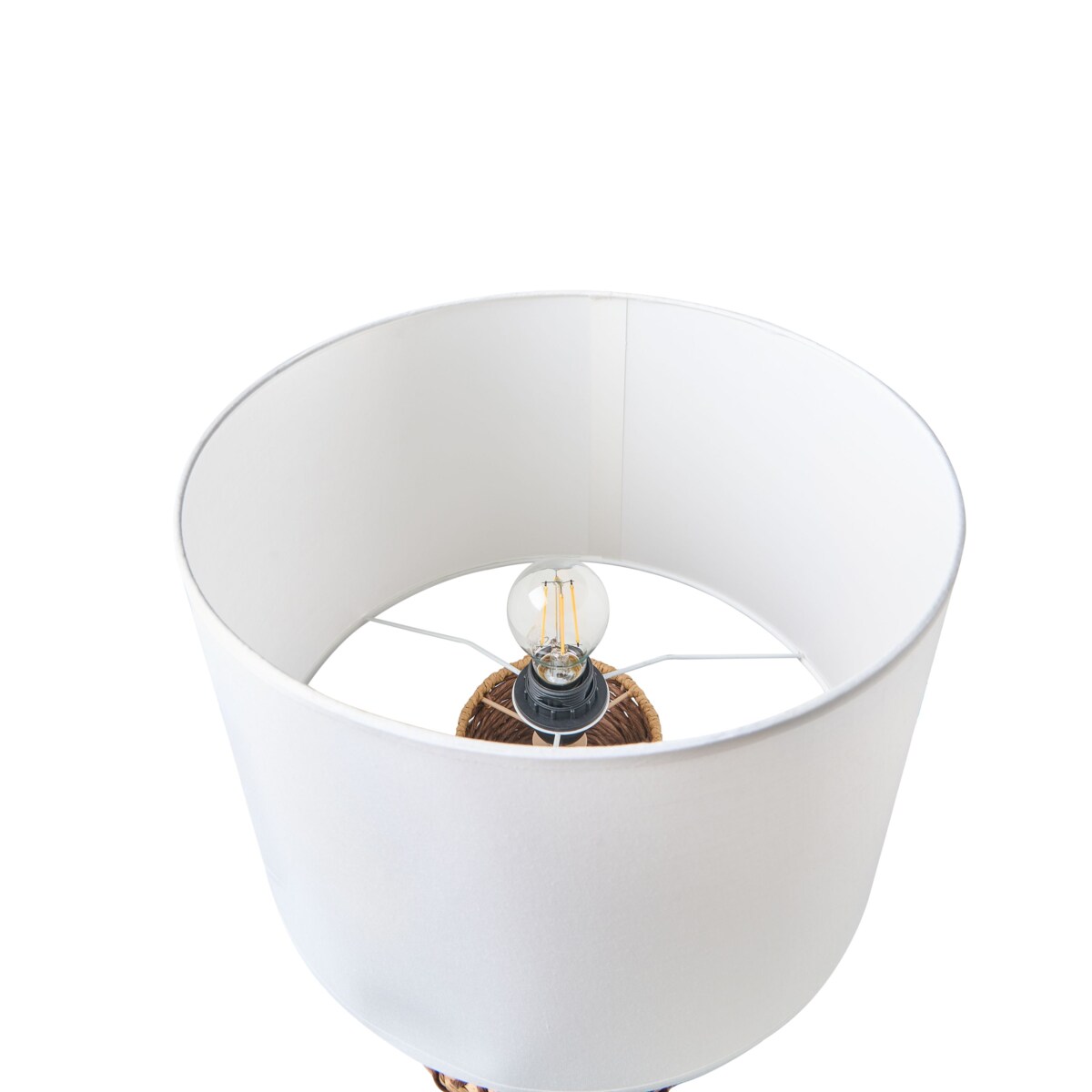 Lampa stołowa RENARD Papierowa plecionka Naturalny