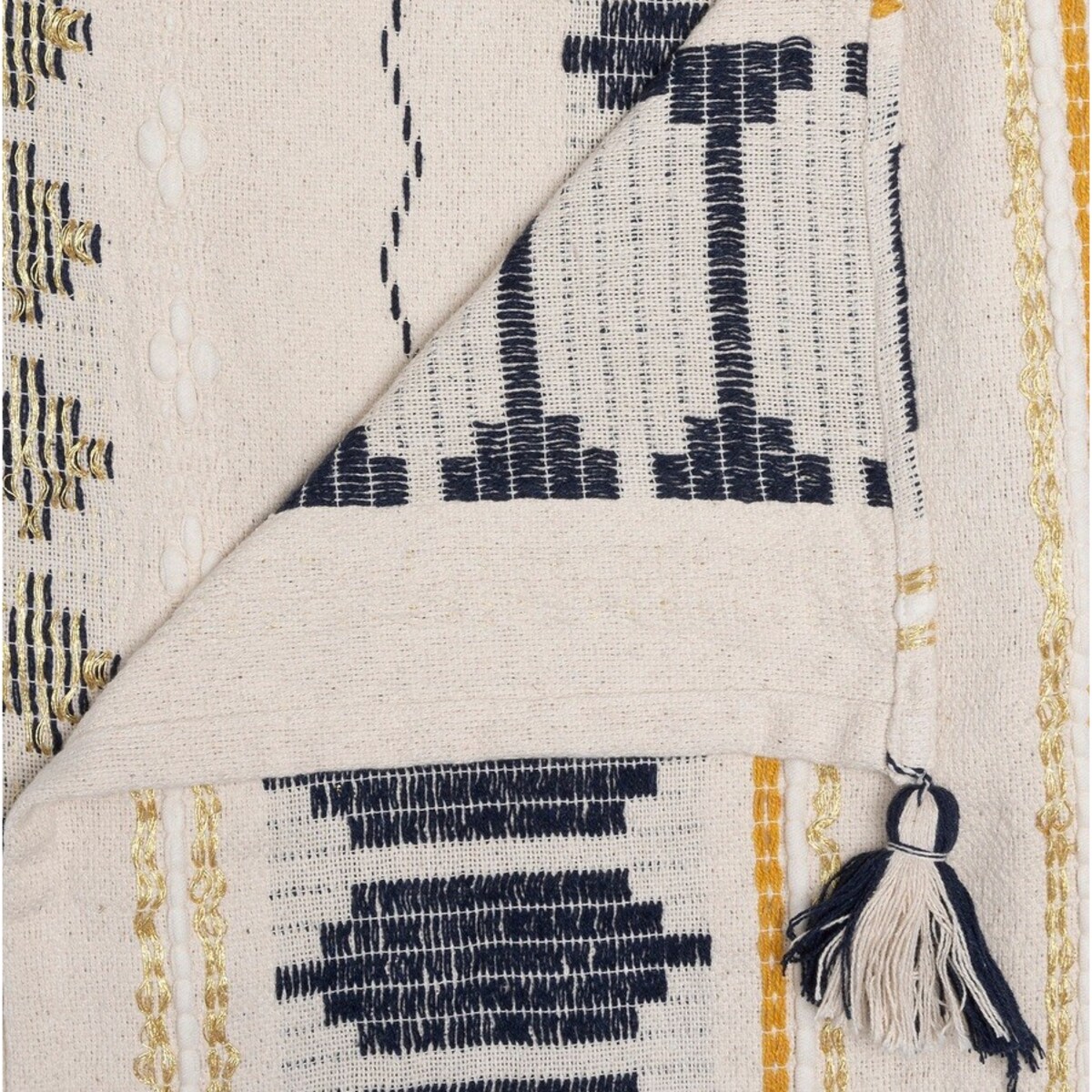 Narzuta na łóżko 240x260 cm z chwostami