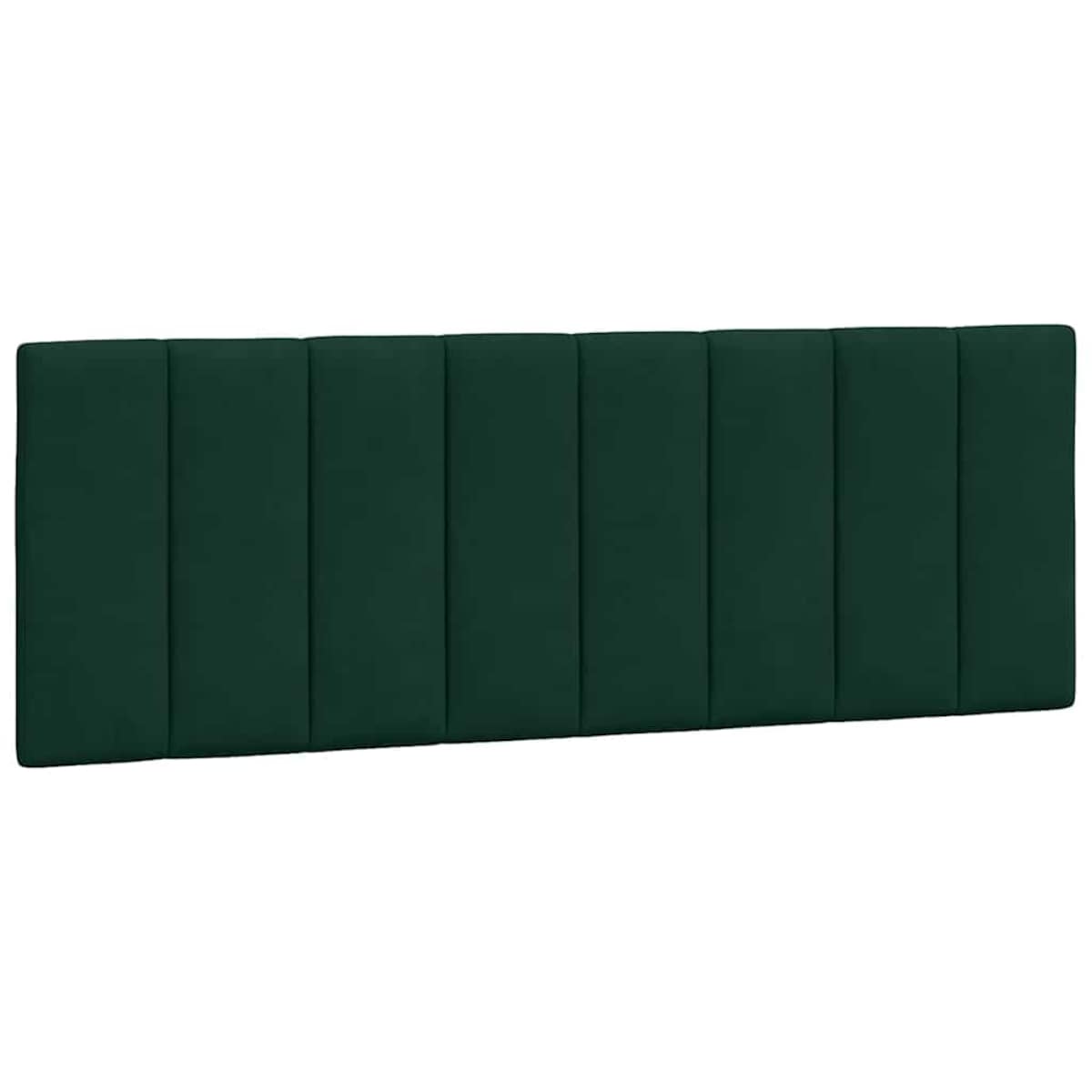 vidaXL Poduszka na wezgłowie, Hanko, ciemnozielona, 140 cm, aksamitna
