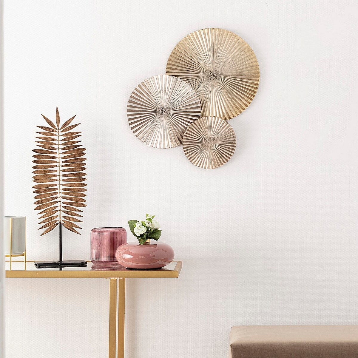 Dekoracja ścienna Ikarus 45 cm gold, 45 cm