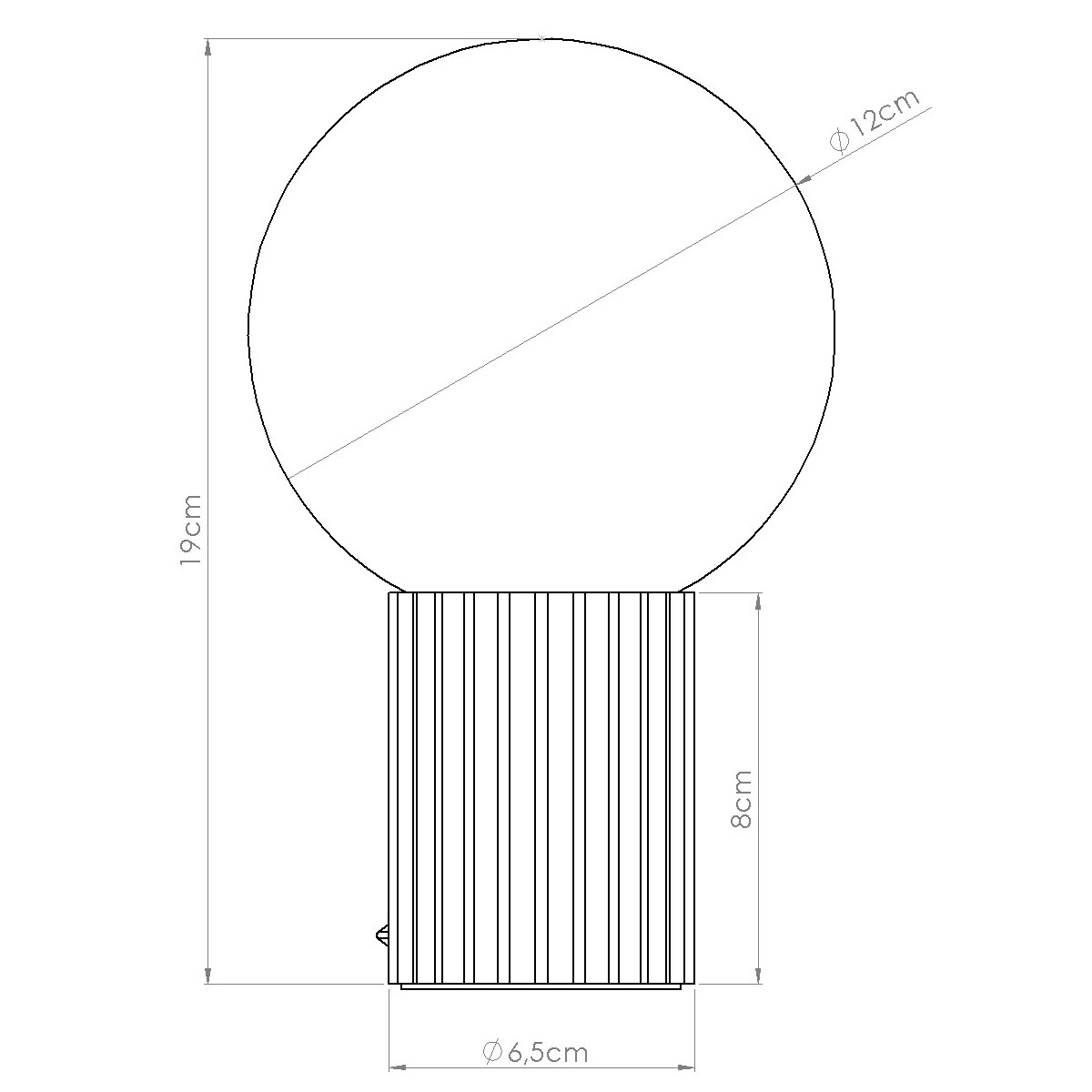 Lampa biurkowa HALO biała