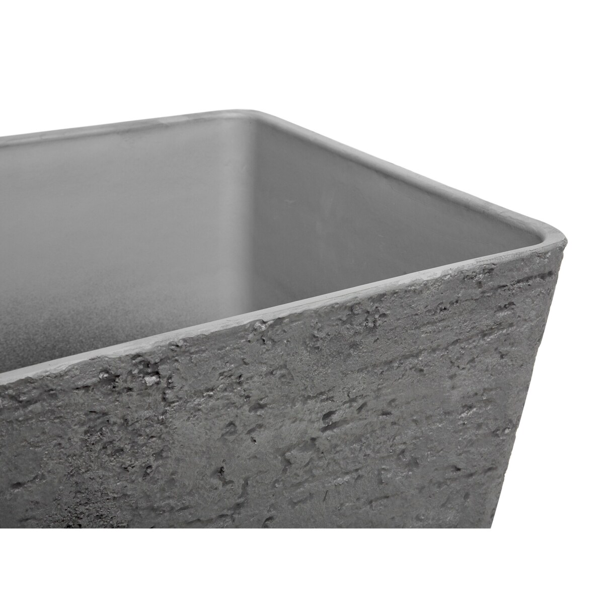 Doniczka 39 x 39 x 43 cm szara DELOS