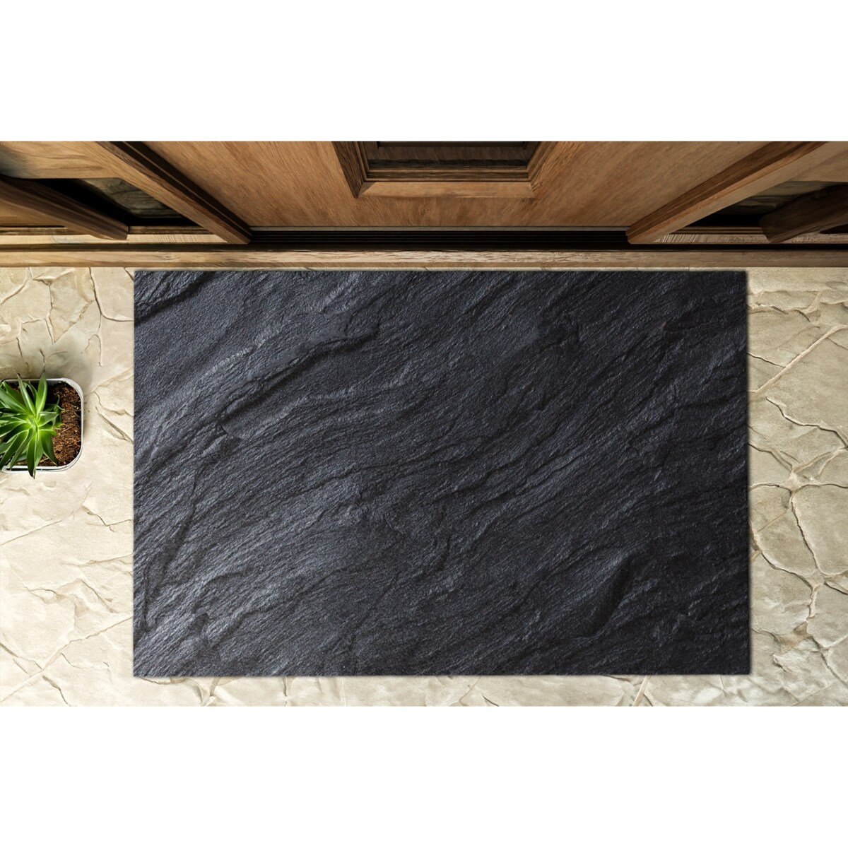 Wycieraczka zewnętrzna XXL Wulkaniczny Kamień 150x100cm