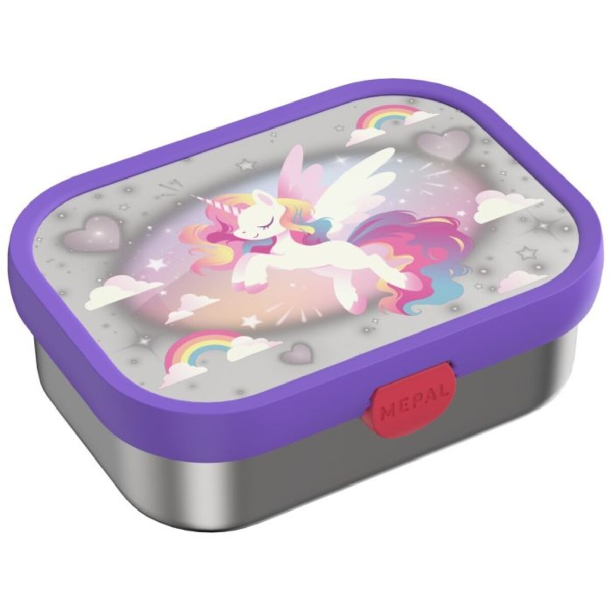 Lunch box stalowy Campus Unicorn Glow 107490065411
