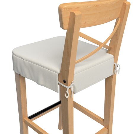 Siedzisko na krzesło barowe Ingolf, jasno szary welwet, krzesło barowe Ingolf, Ingrid