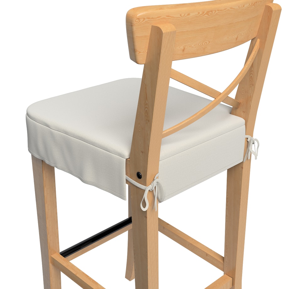 Siedzisko na krzesło barowe Ingolf, jasno szary welwet, krzesło barowe Ingolf, Ingrid