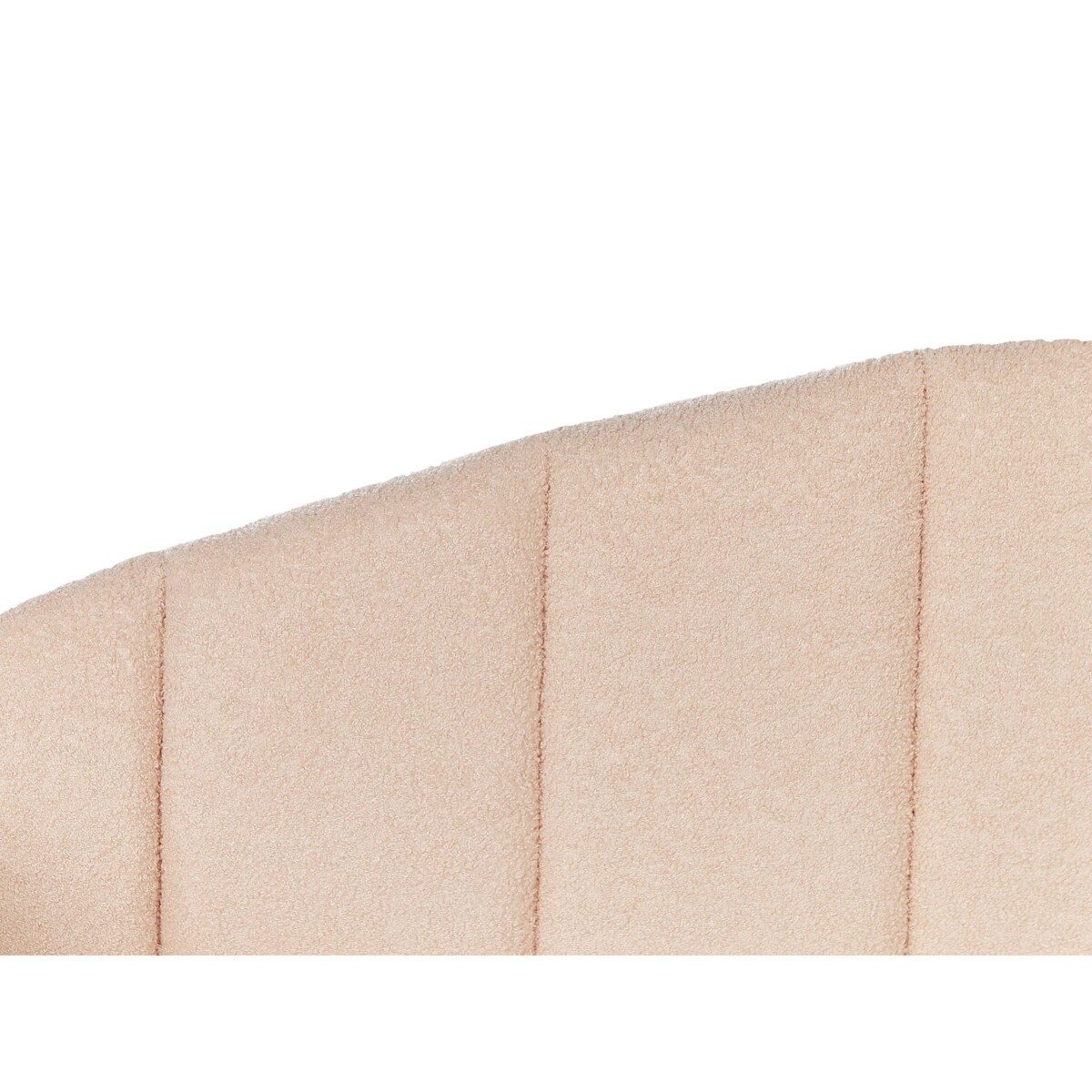 Łóżko wysuwane boucle 90 x 200 cm brzoskwiniowe EYBURIE