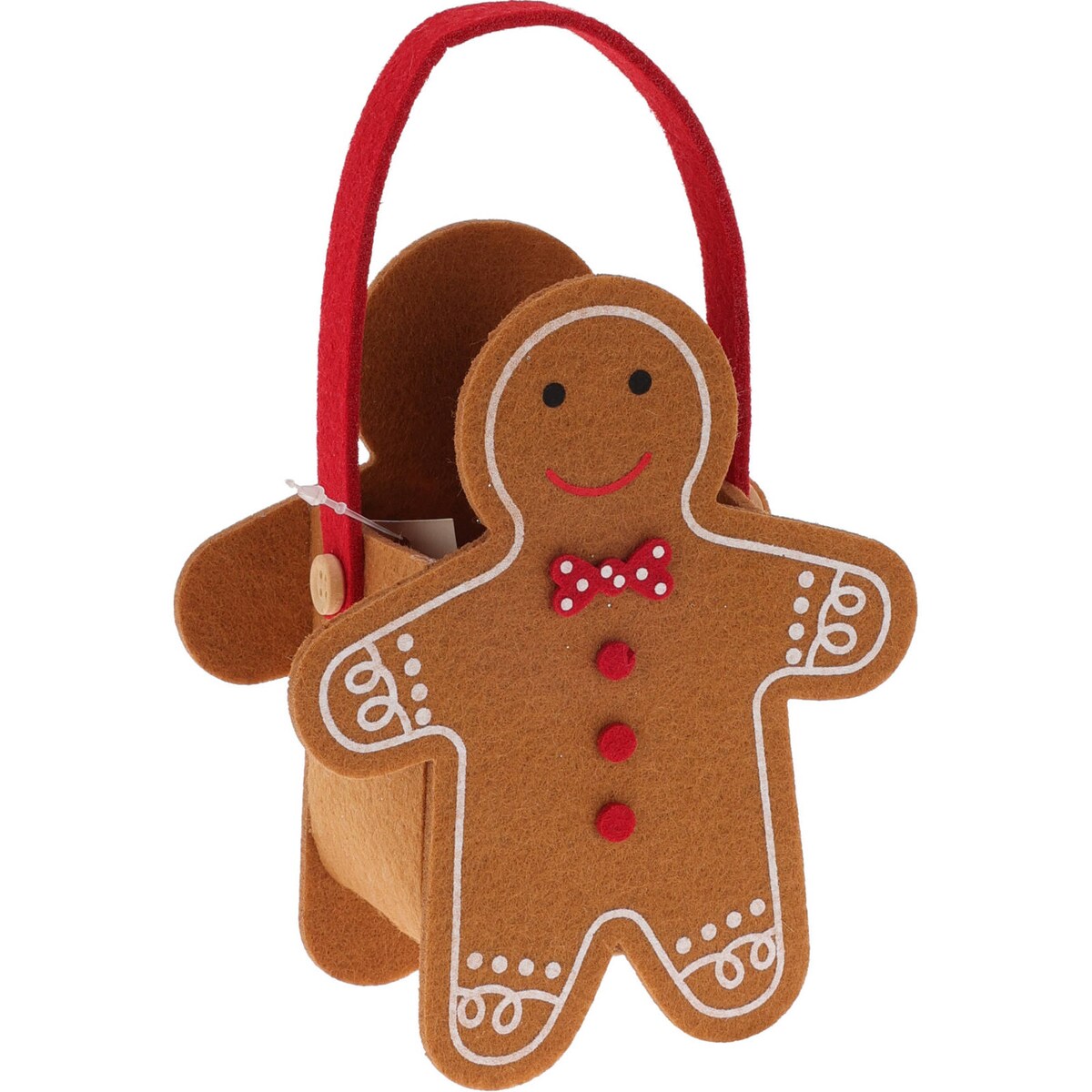 Torba filcowa z bożonarodzeniowym motywem, 13 x 15,5 cm