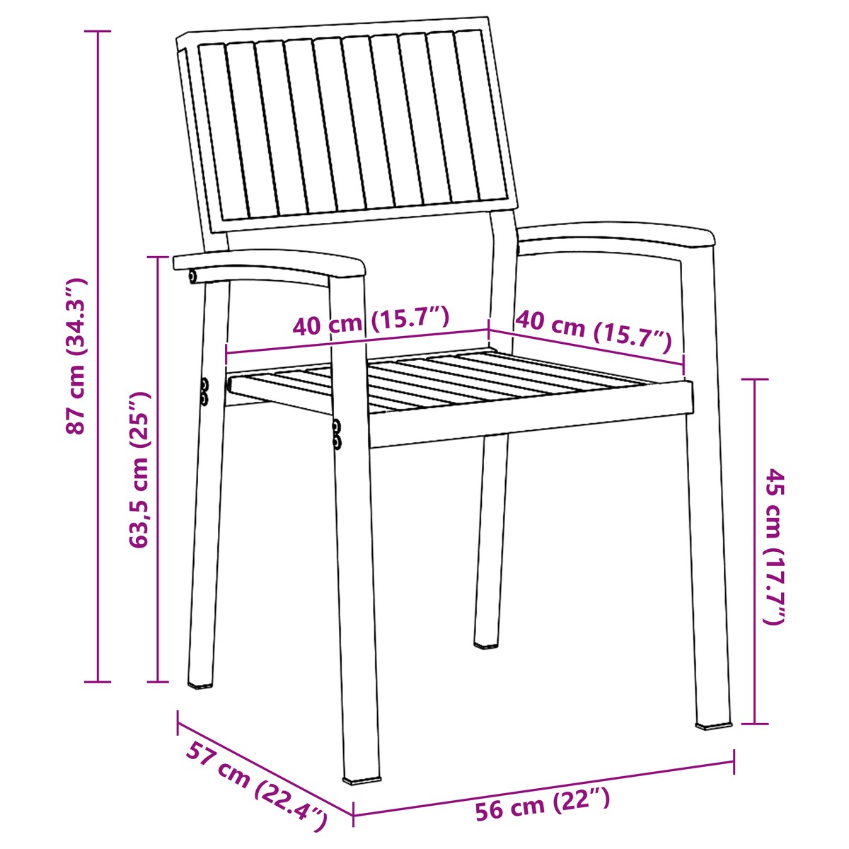 vidaXL Zestaw obiadowy do ogrodu 5-częściowy z litego drewna akacjowego i metalu