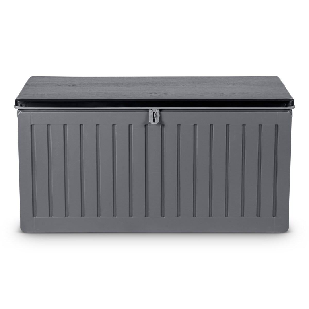 Skrzynia ogrodowa balkonowa 109x51,5x55 cm 270 litrów szara Plonos