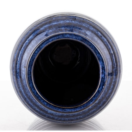 Wazon ceramiczny 31x17x17 cm MEEKE niebieski