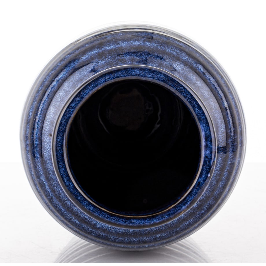 Wazon ceramiczny 31x17x17 cm MEEKE niebieski