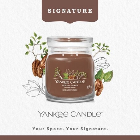 YC SIGNATURE – Świeca średnia PRALINE & BIRCH