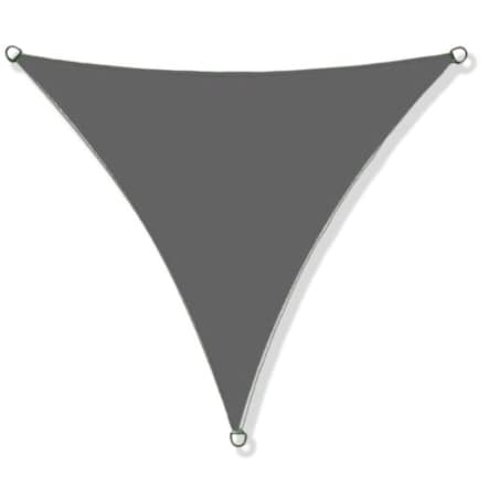 Żagiel Przeciwsłoneczny Ogrodowy Wodoodporny 3X3X3 M Zacieniacz Ciemnoszary