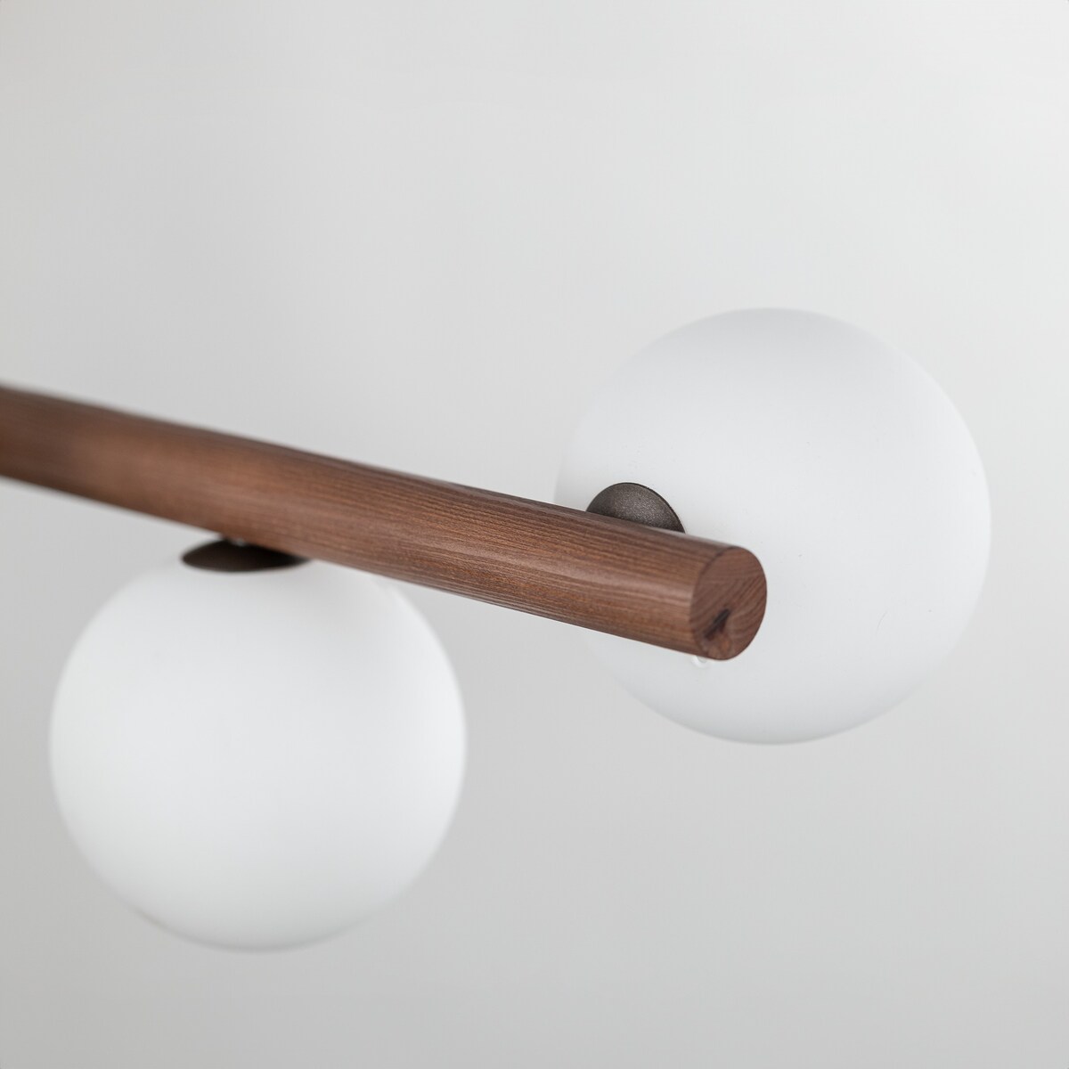 Lampa wisząca TK Lighting ESTERA WOOD Orzech 7xG9 biała, regulowana wysokość, nowoczesna nad stół i wyspę