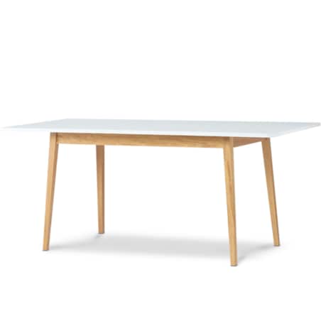 KONSIMO FRISK Biały rozkładany stół skandynawski